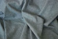 Arran Wool Look A Like Tweed Fabric Material - DAWN BLUE